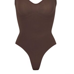 SKIMS Chocolate Shapewear Bodysuit
